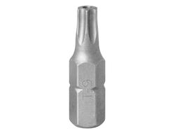 Вставка (бита) торцевая 1/4", Torx, T9, 25, с отверстием KING TONY 102509U