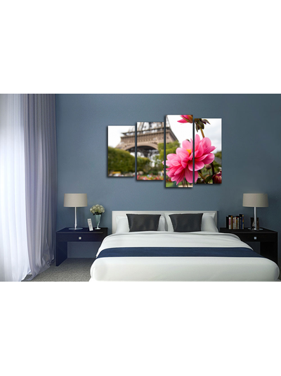 Модульная картина "Романтичный цветок"