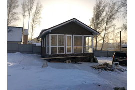 Одноэтажный дом из SIP-панелей [50м²]. (Саратовская область)