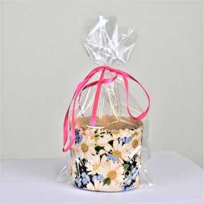 Пакетик с плоским дном для кулича/сладостей, 11*28см (100 шт.)