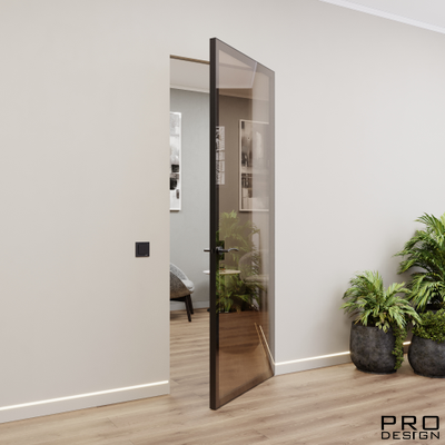 Комплект скрытой двери Pro Design Glass Crystal Bronze