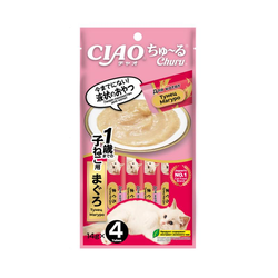 INABA CIAO Churu (Инаба) Крем-лакомство для котят Тунец Магуро, 14г * 4шт