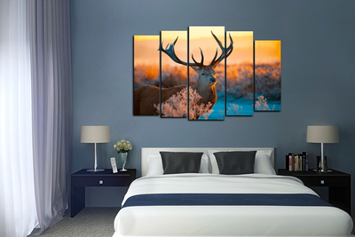 Модульная картина "Взгляд животного"