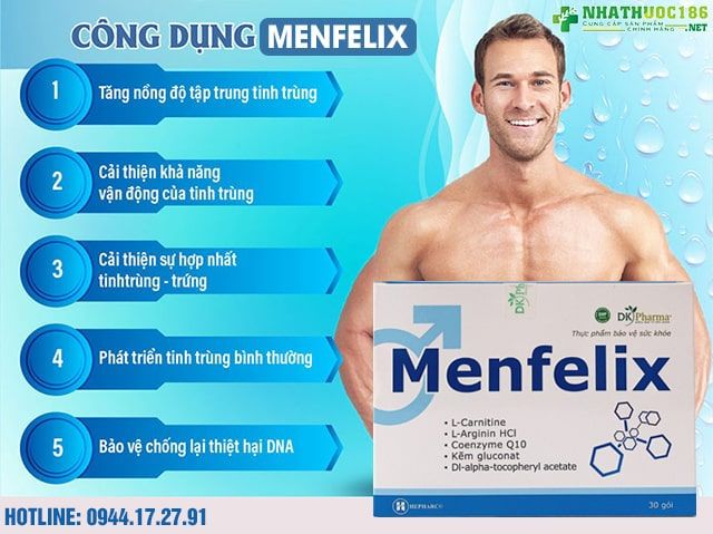 công dụng thuốc Menfelix