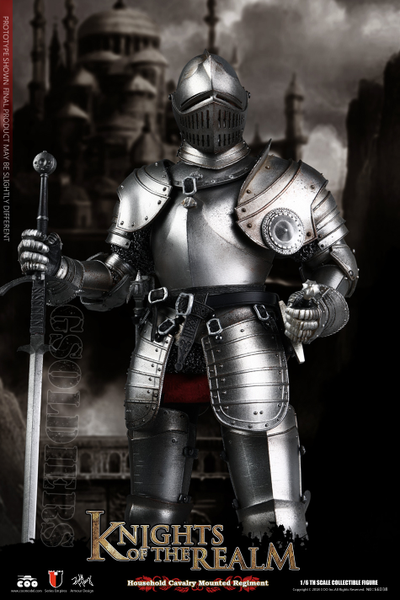 DIE-CAST ALLOY 1/6 SERIES OF EMPIRES HOUSEHOLD CAVALRY MOUNTED REGIMENT (SE038) - COOMODEL