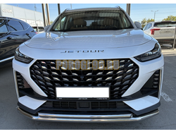 Защита переднего бампера двойная Папа Тюнинг d60/42 для JETOUR X70 Plus 2023-
