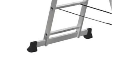 Лестница алюминиевая двухсекционная 6 ступеней, ВАРЯГ 2*6, 1,74/2,6 м