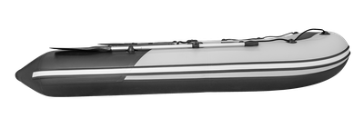 Моторная лодка Ривьера Компакт 3200 СК светло-серый/черный комби справа