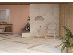 Wood-X, 20х120 см, керамогранит, Орех Кремовый Матовый R10A Ректификат (9 мм), K949581R