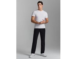 Спортивные брюки мужские прямого покроя, из хлопка 21SBM-780