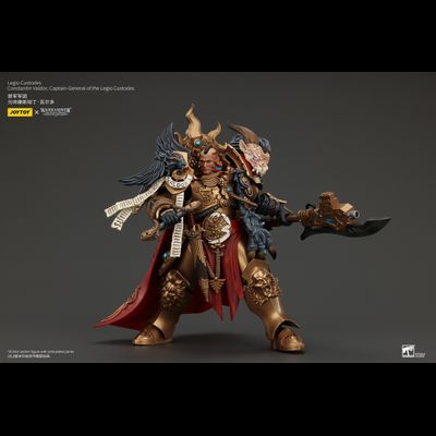 Константин Вальдор, генерал-капитан Легио Кустодес (Warhammer Horus Heresy) - КОЛЛЕКЦИОННАЯ ФИГУРКА 1/18 Legio Custodes Constantin Valdor Captain-General of the Legio Custodes (JT00942) - JOYTOY