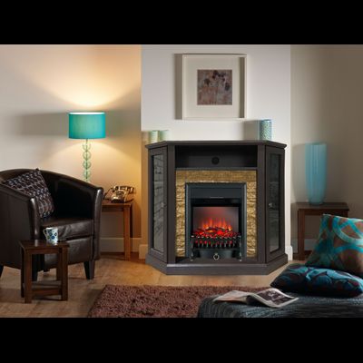 Электрокамин Харвард BL M4 с очагом Fobos