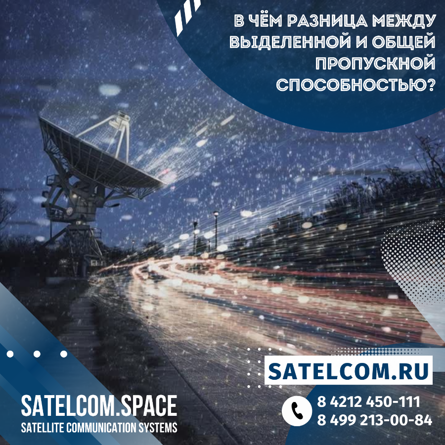 В чём разница между выделенной и общей пропускной способностью?