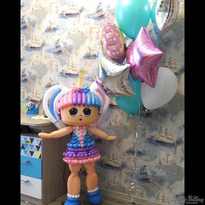 Фигура из шаров "Кукла"