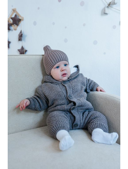 Комбинезон с подкладом бежевый