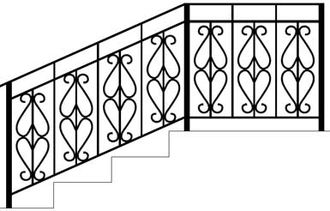 Перила сварные ПС-24