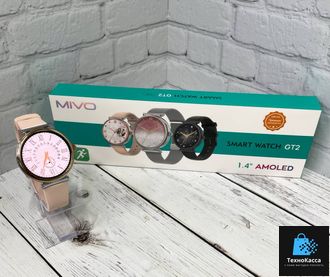 Смарт-часы с Amoled дисплеем MIVO GT2  4  цвета