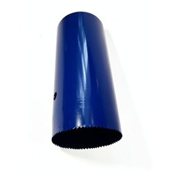 Биметаллическая коронка 130 мм глубина 200 мм с держателем 13 мм