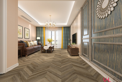 SPC ламинат Damy Floor Chevron Amboise / Амбуаз DF06-Ch