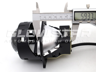 Билед модули Aozoom МИНИ-Q1 3.0 дюйма, 2 чипа, 5500K, 12V, 53W/62W, крепление 3R