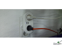 Умная розетка NSH-ST-02 - две управляемые розетки + 2 USB