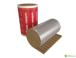 Мат прошивной РОКВУЛ ВАЙРЕД МАТ105 Кф1 4000x1000x50 мм, EI 150 мин, НГ