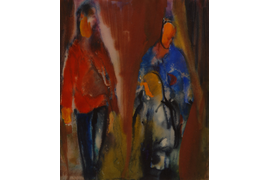 «Японки», 1979 г., бумага, акварель, 32,5х27