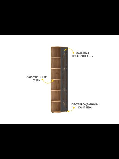 Угловой шкаф в комплекте с зеркалом Монако 902 315