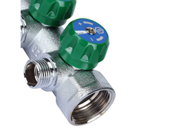 Коллектор регулирующий STOUT 1", 4 отвода 1/2" (Арт. SMB-6850-011204)