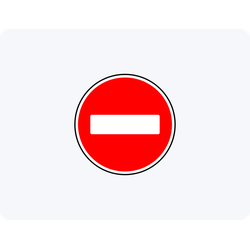 Запрещающие знаки