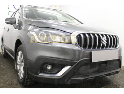 Защита радиатора Suzuki SX4 (II S-Cross) 2016- black