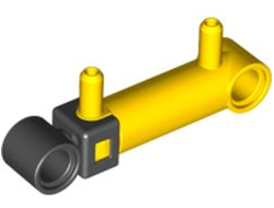Pneumatic Cylinder with 2 Inlets Small (32mm), Yellow (x189c01 / 4625540 / 6005292 / 74981)