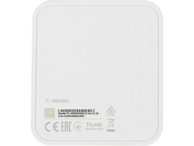 Wi-Fi роутер TP-Link TL-MR3020 Белый