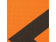 Ежедневник недатированный А5 (138x213 мм) BRAUBERG "Waves", 160 л., кожзам, оранжевый/черный, 111878
