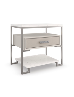 ПРИКРОВАТНАЯ ТУМБА MARBLEOUS (L71*P46*H66) CLA-423-065 CARACOLE