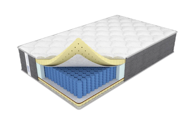 Мягкий, высокий матрас повышенной комфортности с перфорированным латексом - Элит Ультралайт