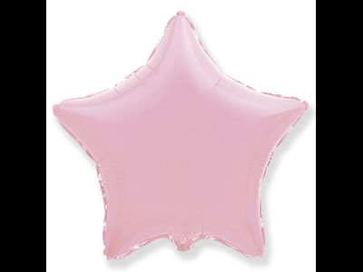 Шар (18&#039;&#039;/46 см) Звезда, Розовый, Макарунс