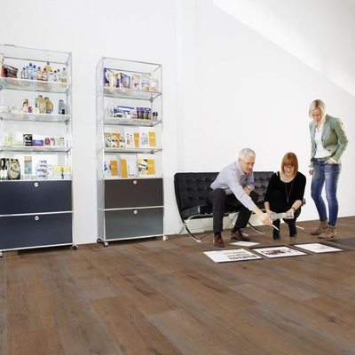 Виниловый пол Wineo 400 Wood XL Intuition Oak Brown MLD00130 на HDF-плите