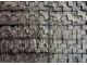 Декоративный камень под сланец  Kamastone Шахматы 3Д мозаика 4262, черный