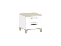 Спальня AURELIO (АУРЕЛИО) - AURELIO 41 Тумба прикроватная Белый-Блеквуд Сатиновый