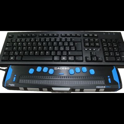 Портативный дисплей Брайля Focus 40 Blue V с беспроводной технологией Bluetooth