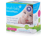 Детские салфетки для полости рта с ксилитолом Dental Wipes, Brush-Baby, 28 шт.