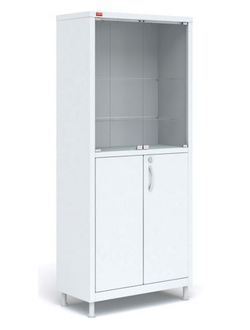 Металлический медицинский шкаф М2 175.80.40 С