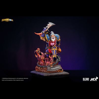 Лирой Дженкинс (серия Warcraft, HearthStone) - КОЛЛЕКЦИОННАЯ СТАТУЯ 1/10 Leeroy Collector's Statue (HEXHS08) - HEX Collectibles x Blizzard