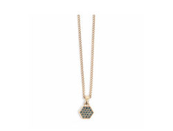 Колье с синими кристаллами Swarovski, A&C (Норвегия)