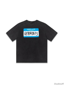 Футболка Vetements Hello Grey Унисекс