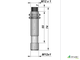 Индуктивный взрывозащищенный датчик SNI 03-4-D-P12 резьба М12х1