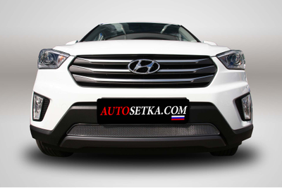 Premium защита радиатора для Hyundai Creta (2016-2019-2021)