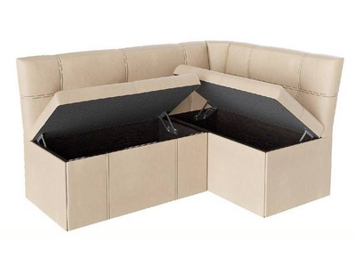 Скамья угловая Квадро тип 3 Коричневая (Бонмебель)