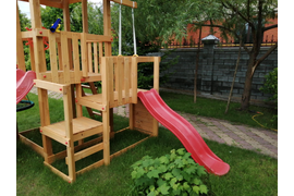 Детская площадка Сибирика с 2-мя горками (Самсон)